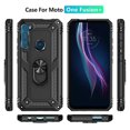 thumbnail image 4 of Case for MOTO one Plus Fusion Rugged Shield Armo Shockproof Cover for Motolora Moto G31 G41 G51 G71S G52 G82 G22 Edge 20 30 Pro, 4 of 5