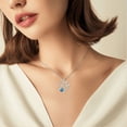thumbnail image 2 of Mom Necklace I Love You Mom Gifts Mother's Day Gifts 925 Sterling Silver Necklace Birthstone Necklace for Mom Birthday Gifts for Mom Gifts from Daughters Son Gifts For Women, 2 of 4
