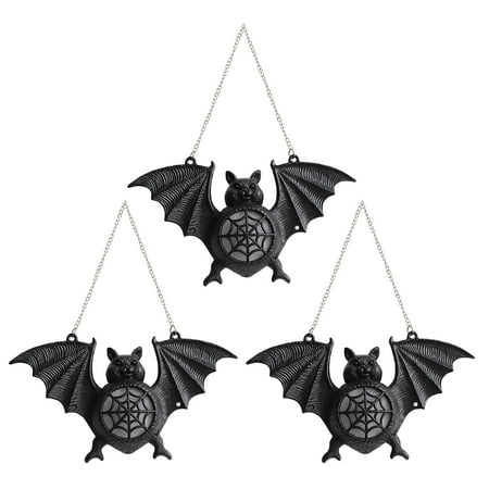 

FRCOLOR 3pcs Bat Shape Lighting Pendants Delicate Bat Shape Lighting Hanging Decors