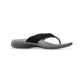 thumbnail image 5 of Dr. Comfort Collin Men's Supportive Orthotic Sandals - Black, 5 of 8