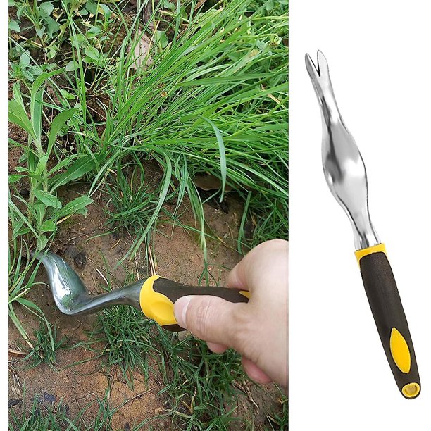 Desmalezador de jardín portátil pequeño, herramienta de trasplante de aleación de aluminio, herramienta de deshierbe, pala de jardín Manual ergonómica, 2 uds. Rojo Verde Cocina, Decoración y Otros
