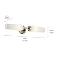 thumbnail image 3 of 55074PN Kichler Lighting Truby - 2 Light Bath Vanity In Contemporary Style-4.5 Inches Tall and 20.75 Inches Wide-Polished Nickel Finish, 3 of 4
