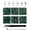 emerald, variant on BEADSLAND 4300pcs Flatback AB Rhinestones for Crafts, 6 Sizes, SS6-SS20, Crystal AB