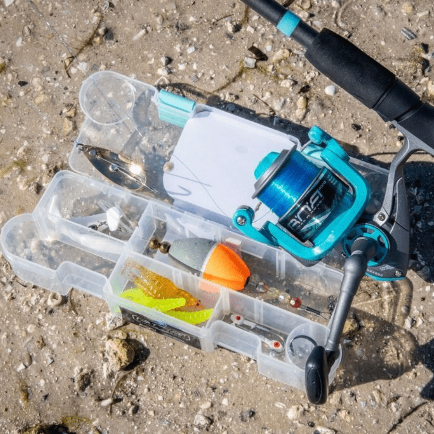 Tsunami Rigged N Ready Fishing Combo Pack 7' Medium – Inshore, 4000 Size Reel