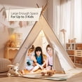 thumbnail image 3 of Tipi para Niños Atlasonix de Lona 100 % Algodón para Interiores, 3 of 6
