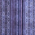 thumbnail image 1 of Ahgly Company Indoor Square Abstract Blue Contemporary Area Rugs, 3' Square, 1 of 4