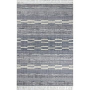 3 ft. 11 in. x 5 ft. 11 in. Odess-1 Rectangle Rug - Grey