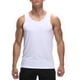 thumbnail image 2 of Camisetas sin mangas de rayón de bambú para hombres Camisetas sin mangas elásticas con cuello redondo, 2 of 5