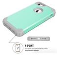 thumbnail image 4 of JTCASES for iPhone 7 Plus/8 Plus Case, Drop Resistant Corners, Wireless Charging, Heavy Duty Shockproof Hybrid Hard PC Bumper, Camera Protection, Skin-feel Anti-scratch Tough Cover, Green, 4 of 7