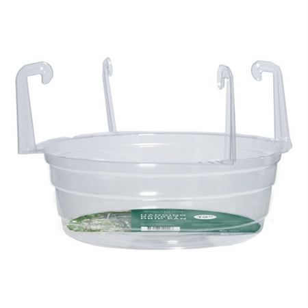 UPC 759188520007 product image for Curtis Wagner Plastics Plastic Hanging Basket Drip Pan Clear | upcitemdb.com