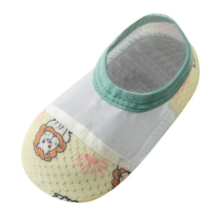 

fvwitlyh 6w Toddler Boy Breathable Socks Animal Baby The Prints Toddler Cartoon Shoes Kids Floor Socks Boys Kids Summer Shoes