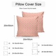 thumbnail image 3 of Waterproof Throw Pillow Covers Set of 2, 16x16 Inch Pink Boho Decorative Pillowcases Outdoor Pillow Slip Cushion Covers Set for Couch Tent Aztec Southwest Geometric Ethnic Motifs, 3 of 7