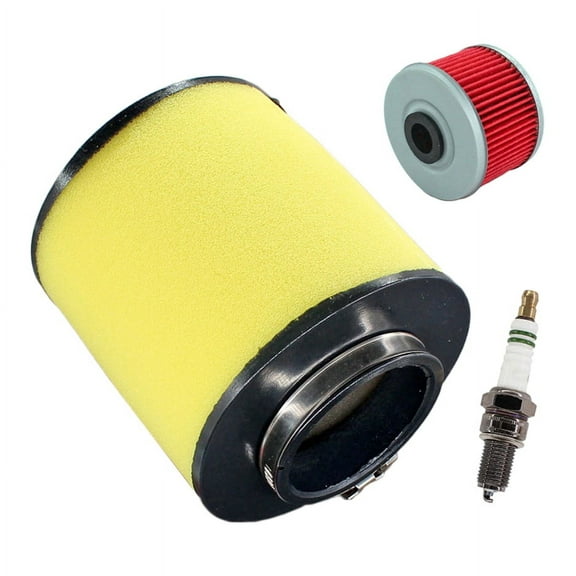 Air Filter Cleaner with Oil Filter Spark Plug for Honda Recon 250 TRX250 2X4 ATV 1997 1998 1999 2000 2001
