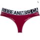 thumbnail image 3 of Malla femenina de la malla sin fisuras hueco hueco impreso cintura baja ropa interior transpirable g-string yoga bragas calzoncillos para el vino de fiesta rojo l AweSitey AP004233-14, 3 of 7