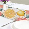 thumbnail image 4 of Yayeee Table Runner 70 inches Long Home Kitchen Dinning Party Decoration, Candy Lemon Slices, 4 of 7