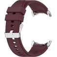 thumbnail image 3 of Tianle Compatible with Google Pixel Watch 2 Watch Bands, Quick Release Silicone Replacement Bands Straps Wristbands Fit for Google Pixel Watch 2/Pixel Watch 1 Smartwatch, Wine Red, 3 of 5