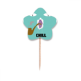 thumbnail image 1 of Emoción Chill Smoke gato azul Selección de pastelitos Star lable Flag en palillos de dientes, 1 of 3
