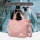 thumbnail image 5 of Bolsa de viaje expandible para mujer | Bolsa ligera para gimnasio y fin de semana con doble correa | Bolsa de nailon impermeable para deportes, escuela y equipaje de mano en avión, 5 of 8