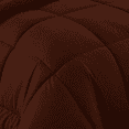 thumbnail image 3 of Luxury 500-TC Egyptian Cotton Box-Stitched Design Comforter | 300 GSM | Single Piece, Wyoming King Size 100" x 114" Inches, 1pc Comforter with 4 Corner Tabs, (Chocolate), 3 of 4