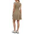 thumbnail image 3 of INSPIRE CHIC Sleeveless Dress for Women Casual Crew Neck A Line Swing Mini Tank Dresses XL Khaki, 3 of 6