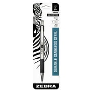 Angle View: Zebra Pen, ZEB27211, F-301 Stainless Steel Pens, 1 Each