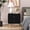 Black, variant on CBJCBJ 20" Modern Fluted Nightstand Set of 1, black Wood Bedside Table with 2 Drawers & Gold Metal Handles（Black）