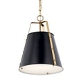 thumbnail image 4 of 52710BK Kichler Lighting Etcher - 1 Light Pendant-17 Inches Tall and 13 Inches Wide-Black Finish, 4 of 8