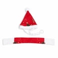thumbnail image 2 of FAMTKT Christmas Porch Goose Statue Outfit with Red Christmas Hat Scarf, Yard Statue Goose Clothing Set for Garden Patio, Winter Holiday Outdoor Decor, 2 of 6