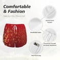 thumbnail image 6 of Lsque Merry Christmas Printed Women's Running Shorts with Liner Pockets,Elastic Quick Dry Workout Athletic Gym Yoga Shorts,Womens High Waist Shorts-XX-Large, 6 of 9