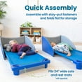 thumbnail image 5 of ECR4Kids Naptime Privacy Partition, Blue/Grey, 5-Pack, 5 of 9