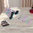 thumbnail image 4 of Unique Bargains 10 Pcs Durable Lightweight Makeup Brush Set for Business Travel Green Artificial Fiber Wool Plastic, 4 of 5