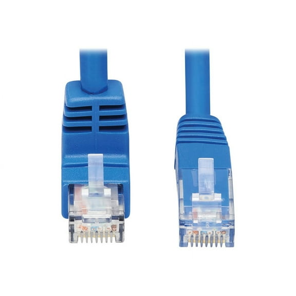 Tripp Lite N204-015-BL-DN Down-Angle Cat6 Ethernet Cable 15 ft. M/M Blue