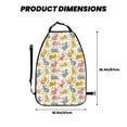 thumbnail image 6 of Goofa Boho Bunny Pattern Car Back Seat Protector for Kids (2 Pack) ,Anti-kick Storage Mat for Car Seats,Shields from Footprints, 6 of 6