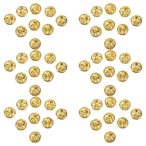 unbranded 100 Pcs Clothes Pins Pin Butterfly Hat 1.10X1.10X0.60CM Golden