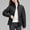 Black, variant on WXLWZYWL Womens Plus Size Lightweight Puffer Jacket Coats Warm Casual Fashion Long Sleeve Jackets