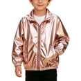 thumbnail image 3 of FSYBOA Boys Casual Jacket, Fashion Loose Fit Long Sleeve Collared Fall Outerwear Pink Size 4-5T, 3 of 8
