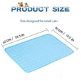 thumbnail image 2 of QUTETN 2pcs Dog Cooling Pet Ice Pad Washable Summer Sleeping Bed for Crate, Bed, Sofa, Indoor & Outdoor Floor, Car Seats, 2 of 4