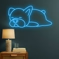 thumbnail image 2 of Glowneon French Bulldog Neon Sign, Pet Shop Sign, Vet Sign, Pet Salon, 2 of 4