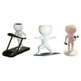 thumbnail image 4 of Succulent Pot, Cute Sporty People Shaped Ceramic Succulent Flower Plant Pot, Planter for Home Garden Office Desk Decoration. (Weightlifting), 4 of 5
