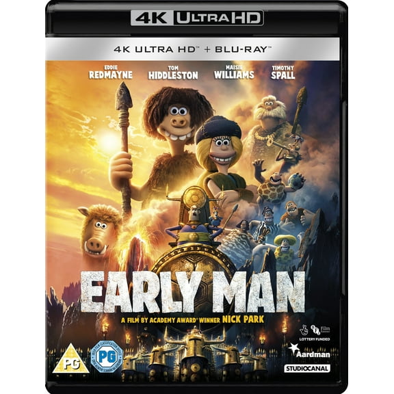 Early Man (4K Ultra HD) Eddie Redmayne Tom Hiddleston Maisie Williams Timothy Spall Rob Brydon