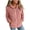 Pink, variant on Fnooota Women's Fleece Jackets with Hood, Warm Lightweight Long Sleeve Full Zip Fall Winter Outerwear Purple Size L