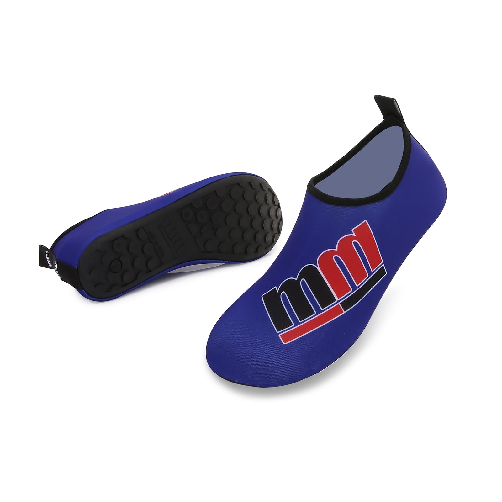 Men and Women a Slip On Barefoot Quick-Dry Beach Aqua Yoga Water Shoes (MM/Purple, 4-5 Women)
