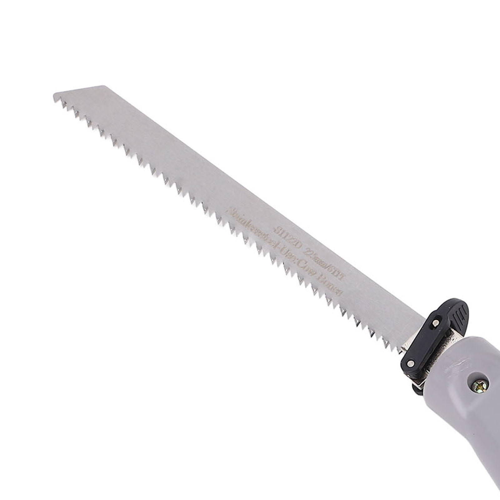 YAHHU Mini Reciprocating Saw Set – 2 Stainless Steel Fine‑Tooth Blades with Ergonomic Handle for Drywall, Plywood, Plastic & More
