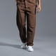 thumbnail image 3 of Pantalones largos y pantalones de lino para hombre, pantalones casuales de lino de gran tamaño, sueltos y rectos, pantalones para hombre., 3 of 5