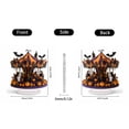 thumbnail image 5 of 2D Acrylic Halloween Carousel Shape with Spooky Accents, Halloween Home Decor for Mantel Or Shelf, Party Decor, 1 Piece, 5 of 7