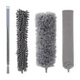 thumbnail image 2 of Telescopic Microfiber Duster 4-piece set with Bendable Head, Washable Dust Wiper for High Ceilings, Fans, Blinds, for Deep Cleaning, By PRYESS, 2 of 8
