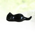 thumbnail image 2 of MasteelfCA 1 Pc Japanese Style Ceramic Chopsticks Holder Cat Design Chopsticks Stand Chopstick Rack Home Kitchen Art Craft - 9x3x2cm (Black), 2 of 7