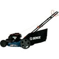 SENIX 21Inch, 150cc SelfPropelled Gas Lawn Mower, Briggs & Stratton Engine, LSSGM1, Blue