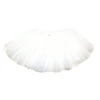 Pretend Play Dress Up Mozlly White 3 Layered Polka Dot Trim Flower Ballerina Tutu