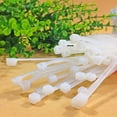 thumbnail image 2 of Clearance! Fdelink Nylon Ties Cable Ties UV Weather Resistant Nylon Resistant Wrap Zip Ties Pack Black 101 Pcs White, 2 of 6
